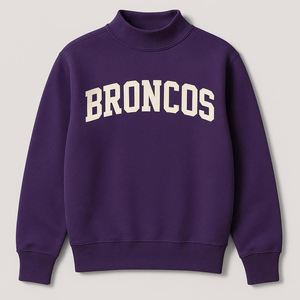 Everyday Mockneck Sweatshirt Loose Fit Oversized Pullover Soft Fleece Warm Winter Casual Streetwear Fashion Basic <b>Top</b> - Product Image 1