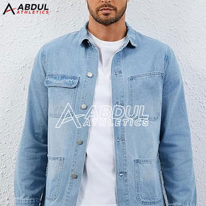Stylish Jeans Winter Jacket For Men Warm Inner Lining Street Style Outfit Perfect For Daily Use Modern Fashion Look - Product Image 3