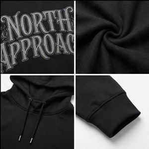 Sudadera con Capucha Negra para Hombre North Approach, Diseño Estampado, Corte Casual, Manga Regular, para Otoño - Product Image 4