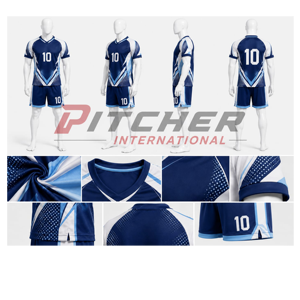 Uniforme de football américain personnalisé imprimé par sublimation, 100% polyester respirant, couleurs d'équipe assorties, shorts pour clubs, écoles, ligues - Product Image 6