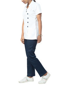 Conjunto de Uniformes Médicos de Verano de Alta Calidad, Unisex, Manga Corta, Poliéster y Spandex - Product Image 2