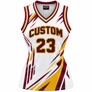 Maillot de basket-ball personnalisé pour jeunes hommes et femmes, vêtements de sport respirants, à séchage rapide, sans manches, de haute qualité, pour toutes les saisons - Product Image 1