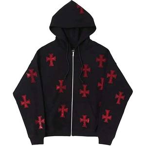 Sweat-shirt à capuche uni pour homme, design minimaliste, en molleton, style streetwear urbain - Product Image 5