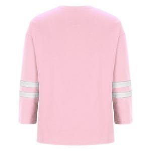 Blusa de Manga Larga para Mujer, Talla Grande, Casual, Lisa, con Hombros Caídos, Antiarrugas, Corte Holgado para Uso Diario - Product Image 6