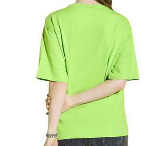 Camiseta Premium de Alta Calidad Ecológica para Mujer, Algodón y Poliéster, Hombros Caídos, Corte Holgado, Camiseta de Verano 2026 - Product Image 4