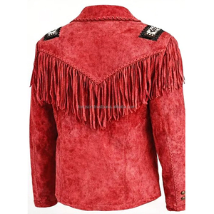 High Quality Men's Slim Fit <b>Western</b> Leather <b>Jacket</b> Windproof Waterproof Breathable <b>Western</b> <b>Jacket</b> Leather Fashion Wear - Product Image 2