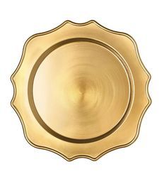 Assiette de présentation en métal unique avec finition texturée pour la décoration de table de luxe, les mariages et les événements. - Product Image 1