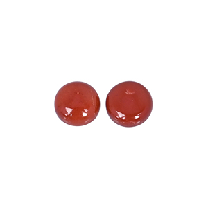 Pierre précieuse en jaspe rouge, forme ronde, 8,50 carats, 11 mm - Product Image 2
