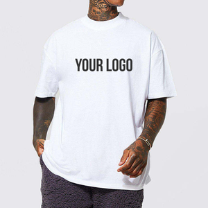 T-shirt imprimé surdimensionné en coton de qualité supérieure OEM pour homme, avec logo personnalisé, taille plus, tricoté, été, Bangladesh - Product Image 2