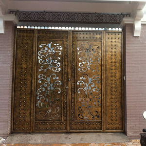 Puerta de Entrada de Hierro Forjado de Estilo Europeo, Duradera y de Lujo, con Marco de Acero Sólido, Diseño Francés, Recubrimiento de Polvo Negro, Lam Dong Vietnam - Product Image 4