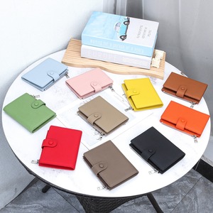 Ando Bag Cartera de viaje organizadora de cuero genuino de vaca con ranuras para tarjetas y bolsillo con cremallera - Product Image 2