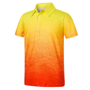 เสื้อโปโลกอล์ฟสำหรับเด็ก ชุดกีฬาสีพื้นสำหรับเด็ก วัสดุระบายอากาศ สวมใส่สบาย เคลื่อนไหวสะดวก - Product Image 1