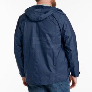 <b>Men's</b> Waterproof <b>Rain</b> <b>Jacket</b> <b>Lightweight</b> Hooded Windbreaker Full Zip Packable Outdoor Softshell Windproof Breathable <b>Jacket</b> - Product Image 4