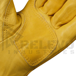 Guantes de Soldadura de Cuero Resistentes al Calor, Guantes de Seguridad Industriales para Taller y Construcción, Venta al Por Mayor - Product Image 5