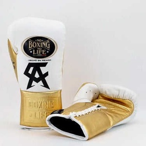 Gants d'entraînement à lacets en cuir véritable de qualité supérieure, logo et design personnalisés professionnels, 100 % cuir véritable, No Boxing No Life. - Product Image 6