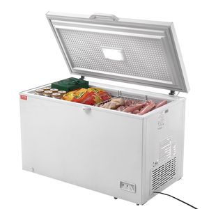 12.8 Cu.ft / 345 L grande congelatore 4 cestini rimovibili Freestanding Top Open sportello commerciale con coperchio di bloccaggio - Product Image 1