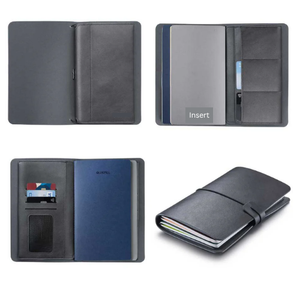 Premium PU Leather Journal with Elastic Closure Customized <b>Notebook</b> Initial Monogram Office Diary Writing Gift - Product Image 5