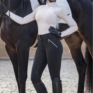 Pantalones de Montar a Caballo de Alta Calidad, Elásticos en 4 Direcciones, Leggings, Ropa Ecuestre, en Tela Técnica con Tacto Suave - Product Image 2