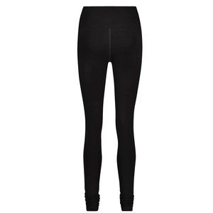 Women's Breathable Mid Waist Stretch Leggings for Yoga Fitness Running Gym Wear Knitted Fabric Elastic Waist Yoga Leggings - Product Image 1