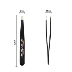 แหนบคิ้วมืออาชีพ สแตนเลสสตีล เครื่องมือเสริมความงามสำหรับตกแต่งทรงคิ้ว - Product Image 1