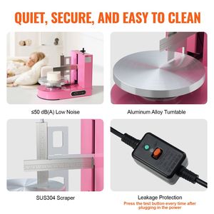 Low Noise <b>Turntable</b> Adjustable <b>Cake</b> Decorating Machine Cream Spreading and Coating Smearing for Frosting and Decorating <b>Cakes</b> - Product Image 5