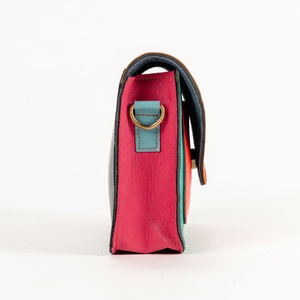 Femmes grande capacité décontracté à la mode été véritable cuir de vachette sac de messager Vintage Patchwork élégant motif spécial - Product Image 4