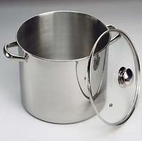 Ensemble de 4 casseroles en acier inoxydable poli SS304 de qualité supérieure avec couvercle en dôme de classe 4, compatibles lave-vaisselle, écologiques, pour cuisinière à gaz, usage hôtelier