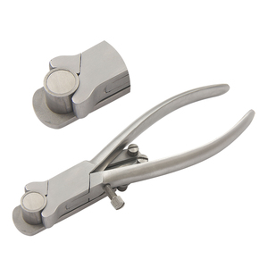 Flat Stock & Wire Shaper/<b>Ring</b> Bending Plier Heavy Duty Total Length 180mm & <b>Plain</b> Handles Joint Box Construction Jewelry Plier - Product Image 1
