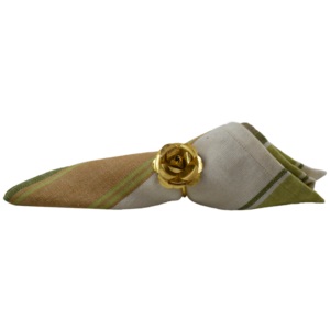 Porte-serviettes en jute à motifs variés pour la décoration de table de mariage et de fête, avec anneaux de serviette multicolores - Product Image 2