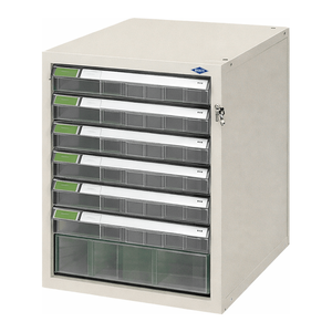 Low-Profile Locking <b>Drawer</b> Cabinet for Laboratory Storage Modern <b>Plastic</b> Design with Key - Product Image 2