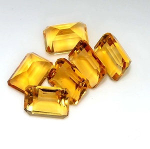 Citrino Natural de Alta Calidad, Corte Baguette Cónico, Piedras Sueltas para Joyería, Piedra Facetada Púrpura, Joyería Fina FF Rio De - Product Image 2