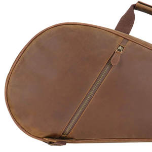 Sac de Rangement Rétro en Cuir pour Raquettes de Tennis, Sac de Voyage Polyvalent et Durable à Compartiments Multiples pour Équipement Sportif - Product Image 5