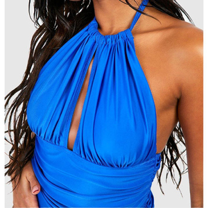 Maillot de bain une pièce décontracté pour femme, en Spandex/Nylon, respirant, séchage rapide, écologique, dos nu, coupe string, grande taille - Product Image 3