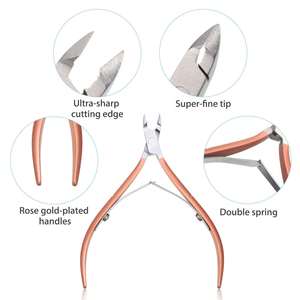 Juego de 3 Piezas de Cortaúñas Profesional de Acero Inoxidable Clásico y Lujoso, con Abertura de Mandíbula Ancha y Cuchilla Curva para Uñas de los Pies - Product Image 5
