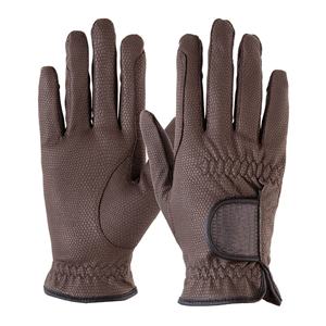 ถุงมือขี่ม้าหนังระบายอากาศสวมใส่ได้สำหรับเด็กผู้ใหญ่100คู่โลโก้ได้ตามต้องการ - Product Image 1