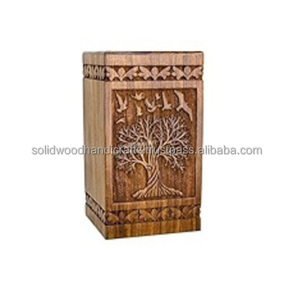 Urnes de crémation pour adultes urnes en bois pour adultes urnes funéraires taille personnalisée fournitures funéraires - Product Image 2