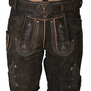 Nouveau 2024 oktobarfest haute qualité herren damen kurz trachten lederhosen - okoberfest shorts-bavarois - Product Image 1