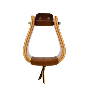 Estribos de Madera para Montar a Caballo, Reposapiés Ecuestres de Madera Natural, Accesorios Duraderos para Silla de Montar, Equipo Cómodo para Montar en Establos - Product Image 5