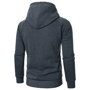 Sweat à capuche d'hiver pour homme de haute qualité avec logo personnalisé brodé, teinture unie, 100% polyester, coupe-vent, vente chaude, nouvelle arrivée - Product Image 2