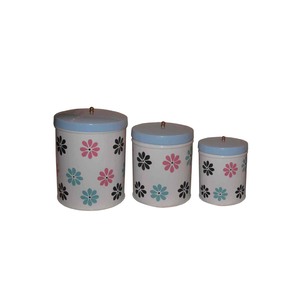 Contemporary Customized Metal Canister Container with Stylish Cover <b>for</b> Modern Homes - Product Image 1