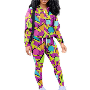 Survêtement réversible à capuche imprimé par sublimation, décontracté, écologique, uni, grande taille pour femme, vente en gros du fabricant - Product Image 1
