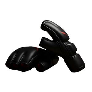 Gants d'entraînement MMA personnalisés avec logo, à doigts ouverts, en PU, équipement de combat - Product Image 3