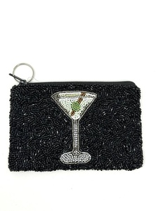 Vintage Elegant <b>Mini</b> Coin <b>Pouch</b> Handmade Beaded Fashion Blue and Golder Color Square Shape Satin Magnet Beaded Coin <b>Pouches</b> - Product Image 4