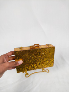 Sac à main en résine de luxe de haute qualité et abordable, nouveau sac à main en résine simple pour le travail, pour les femmes, pour les fêtes, par la fabrication d'artisanat, vente d'artisanat en résine - Product Image 4