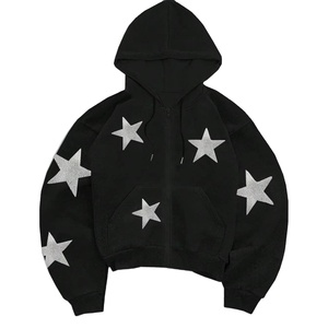 เสื้อฮู้ดดี้ผู้ชายปักโลโก้เชนิลล์แบบสั่งทำตามความต้องการสูง พร้อมโครงสร้างผ้าที่เบาและคุณภาพพรีเมียม - Product Image 1