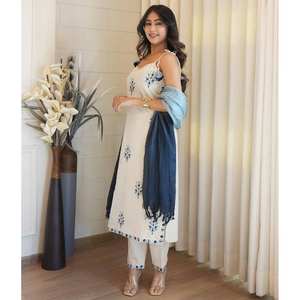 Party Wear Ensemble haut et bas confortables de taille XL avec Dupatta chic - Product Image 6