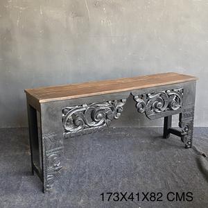 Mejor Colección de Bancos Decorativos Hechos a Mano en Madera Maciza Tallada, Muebles de Estilo Templo Vintage, Arte Antiguo del Himalaya - Product Image 3