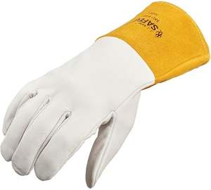 Gants en cuir véritable de haute qualité |   Écologique, thermique et respirant |   Longueur de détection de l'aiguille Opera |   Gants de travail avec logo personnalisé - Product Image 4