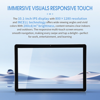 Tablet PC Personalizada de 10.1 Pulgadas para Uso Empresarial, Android 15, Pantalla FHD de 1280*800 Ips, Red 4G, RAM de 2GB/3GB/4GB/6GB, ROM de 64 GB