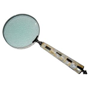 2024 nueva artesanía india, venta al por mayor, lupa de mano de Metal de bronce de alta calidad con diseño Vintage envejecido - Product Image 1